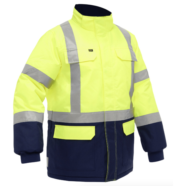 Bisley® ANSI Type R Class 3 and CSA Z96 Class 2 X-Back Extreme Cold Jacket with Navy Bottom, 1 EA  #343M6450X